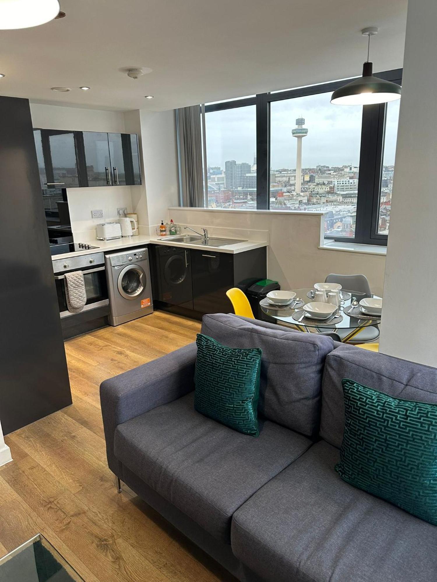 Stunning City View Apartment By Central Stay Liverpool Exteriér fotografie